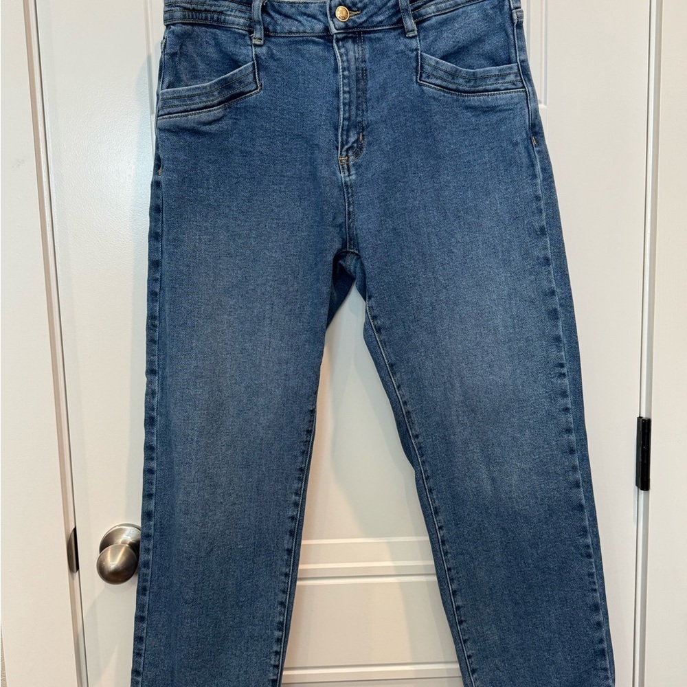 Michael Kors Denim Jeans in Blue with Gold Accents